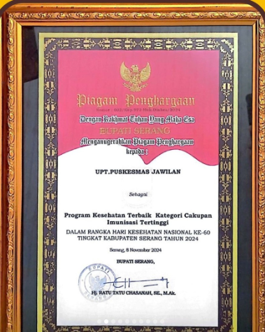 PENGHARGAAN-PENGHARGAAN UPT PUSKESMAS JAWILAN